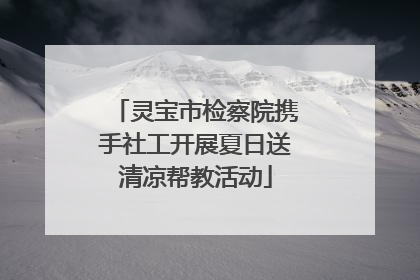 灵宝市检察院携手社工开展夏日送清凉帮教活动