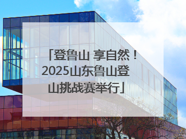 登鲁山 享自然！2025山东鲁山登山挑战赛举行