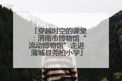 穿越时空的课堂：渭南市博物馆“流动博物馆”走进蒲城县尧柏小学