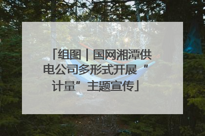 组图｜国网湘潭供电公司多形式开展“计量”主题宣传