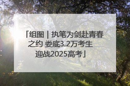 组图｜执笔为剑赴青春之约 娄底3.2万考生迎战2025高考