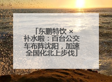东鹏特饮 × 补水啦：百台公交车布阵沈阳，加速全国化北上步伐