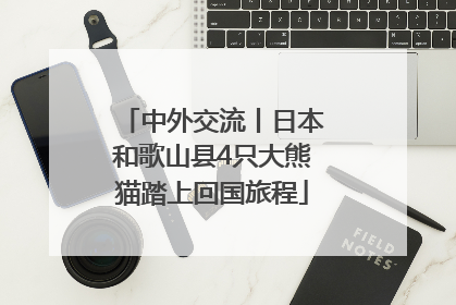 中外交流丨日本和歌山县4只大熊猫踏上回国旅程