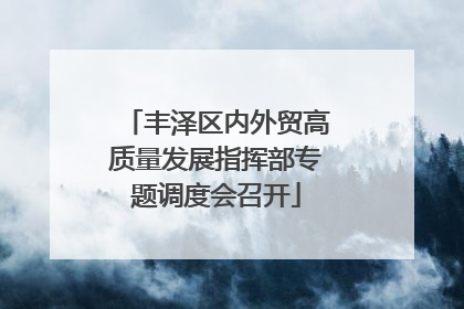 丰泽区内外贸高质量发展指挥部专题调度会召开