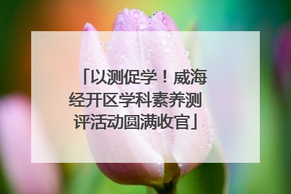 以测促学！威海经开区学科素养测评活动圆满收官