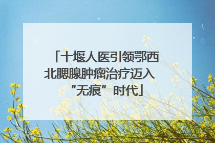 十堰人医引领鄂西北腮腺肿瘤治疗迈入“无痕”时代