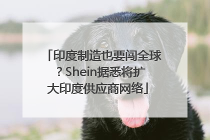 印度制造也要闯全球？Shein据悉将扩大印度供应商网络