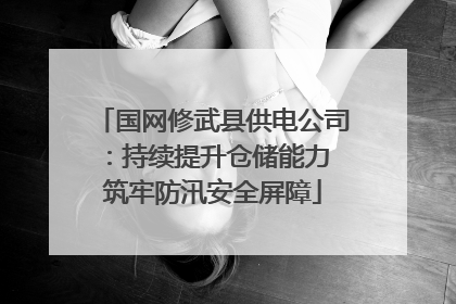 国网修武县供电公司：持续提升仓储能力 筑牢防汛安全屏障