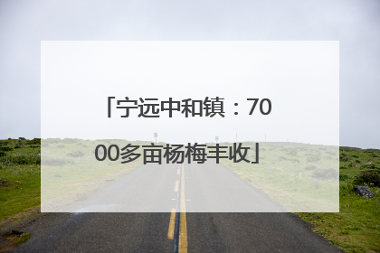 宁远中和镇：7000多亩杨梅丰收