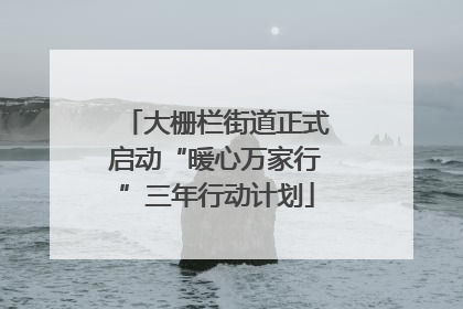 大栅栏街道正式启动“暖心万家行”三年行动计划