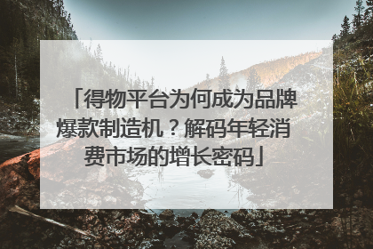 得物平台为何成为品牌爆款制造机？解码年轻消费市场的增长密码