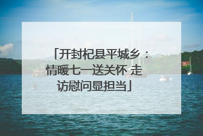 开封杞县平城乡：情暖七一送关怀 走访慰问显担当