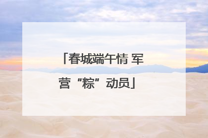 春城端午情 军营“粽”动员
