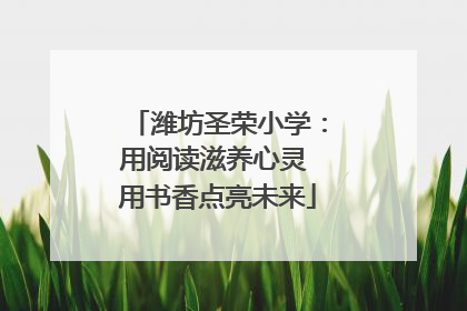 潍坊圣荣小学：用阅读滋养心灵 用书香点亮未来