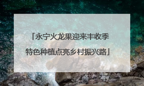 永宁火龙果迎来丰收季 特色种植点亮乡村振兴路