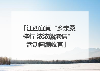 江西宜黄“乡亲桑梓行 浓浓赣港情”活动圆满收官