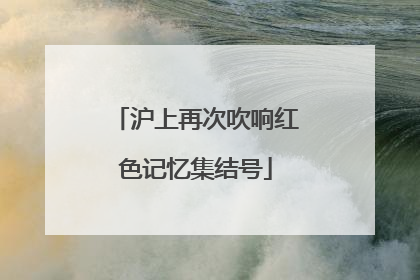 沪上再次吹响红色记忆集结号