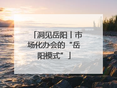 洞见岳阳丨市场化办会的“岳阳模式”