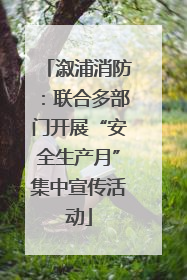 溆浦消防：联合多部门开展“安全生产月”集中宣传活动