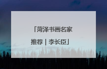 菏泽书画名家推荐｜李长臣