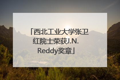 西北工业大学张卫红院士荣获J.N.Reddy奖章