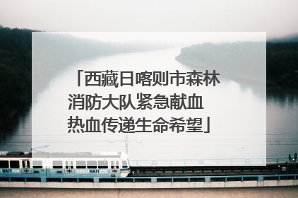 西藏日喀则市森林消防大队紧急献血 热血传递生命希望