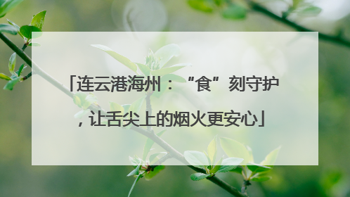 连云港海州：“食”刻守护，让舌尖上的烟火更安心