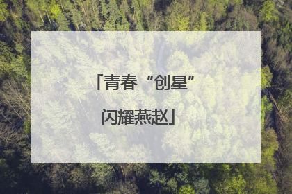 青春“创星” 闪耀燕赵