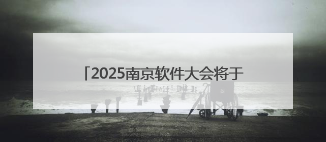 2025南京软件大会将于6月17日至19日举行
