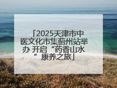 2025天津市中医文化市集蓟州站举办 开启“药香山水”康养之旅