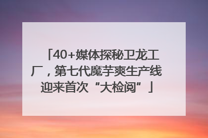 40+媒体探秘卫龙工厂，第七代魔芋爽生产线迎来首次“大检阅”