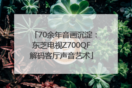 70余年音画沉淀：东芝电视Z700QF解码客厅声音艺术